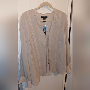 Lane Bryant Size 22 boho blouse with beading